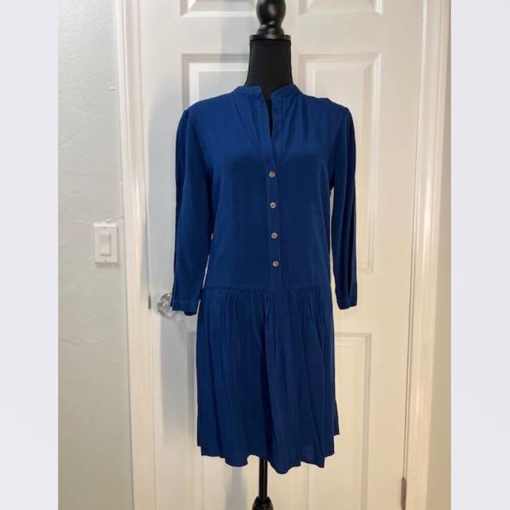 Anthropologie - NWT - Sonia drop-waist shirt dress by The Odells -Size Sm/Petite - Picture 5 of 9